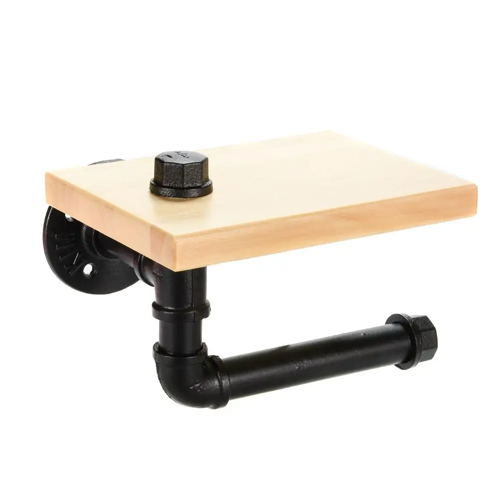 HobbyLane настенная полка для ванной комнаты стильная трубка в деревенском стиле