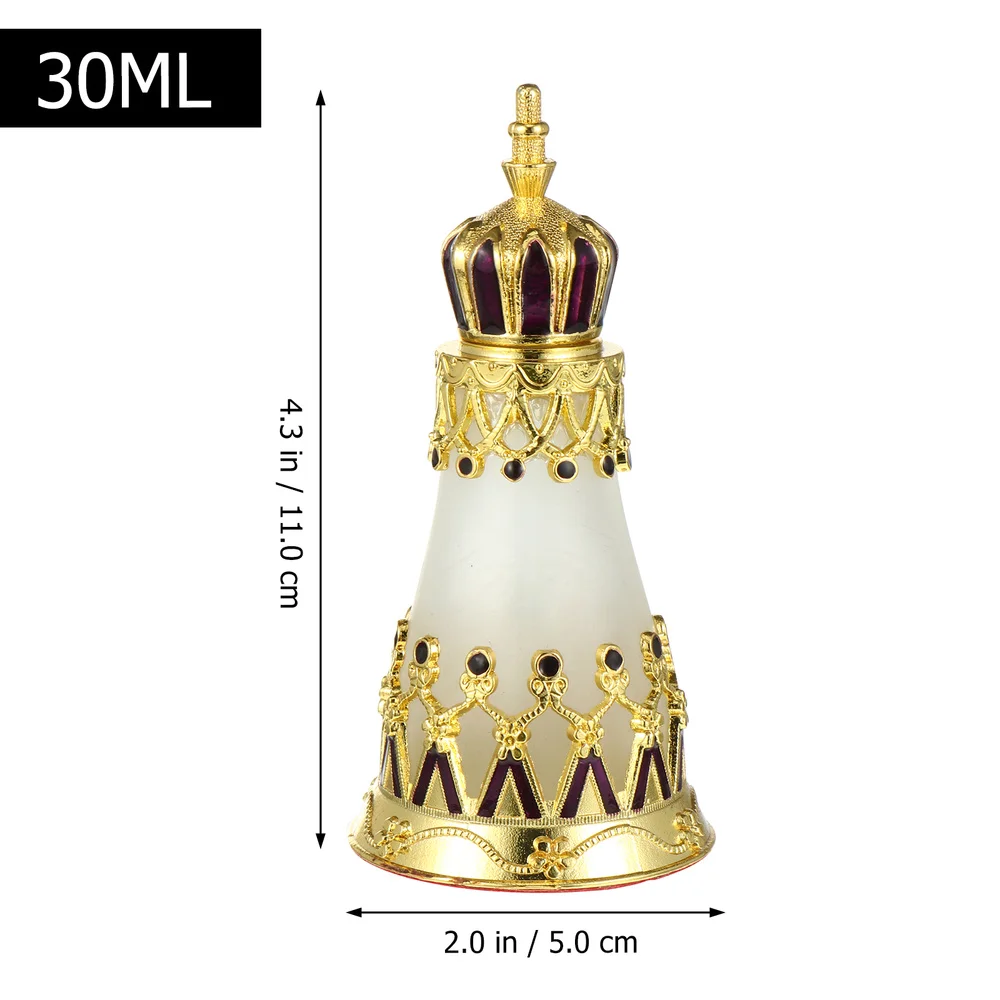 

1pc 30ML Creative Elegant Bottle Glass Liquid Bottle Essential Oil Bottle
