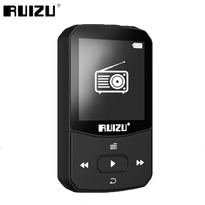 Оригинальный RUIZU X52 спортивный Cilp мини MP3 плеер Bluetooth 8 ГБ/16 Гб музыкальный mp3 с FM