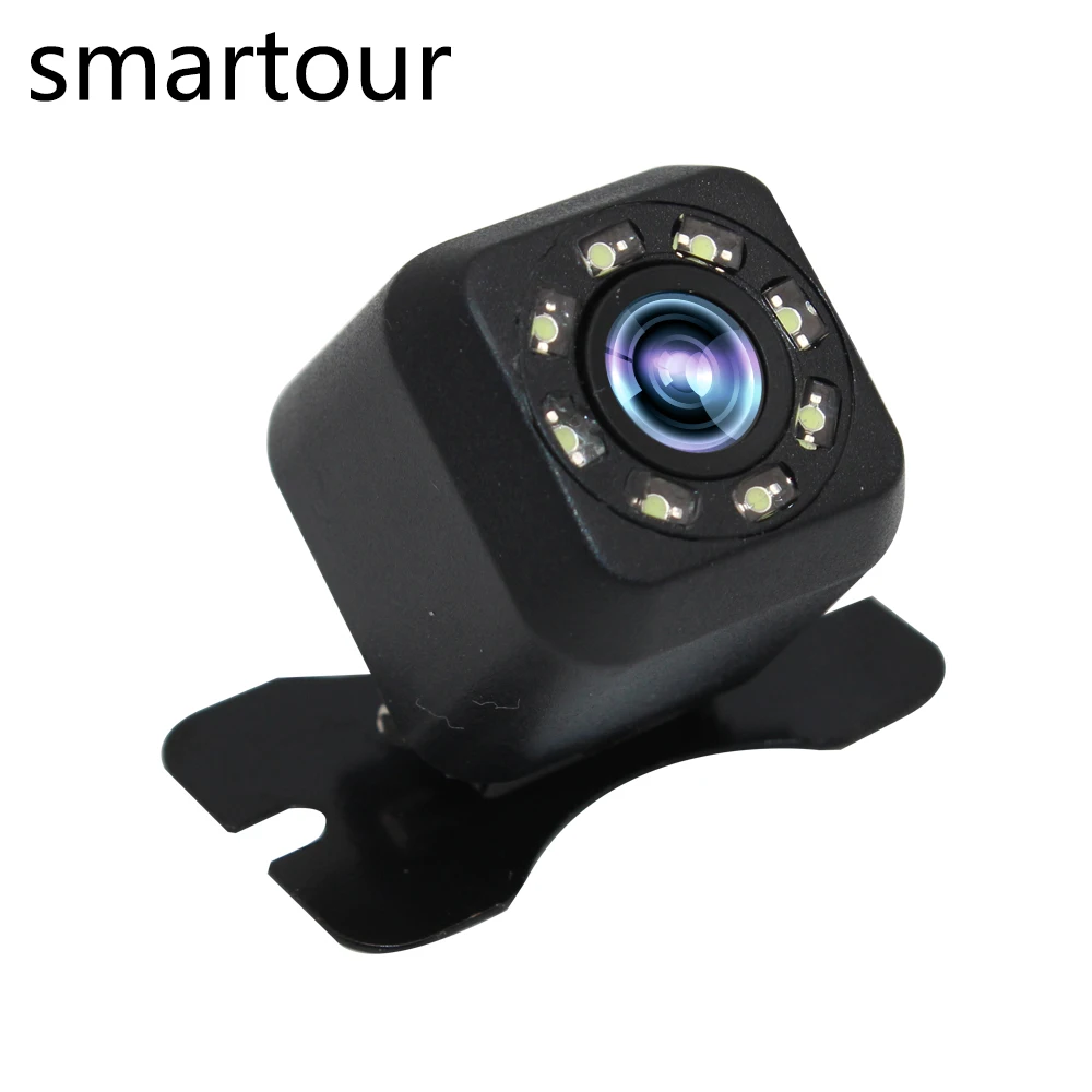 Smartour, Водонепроницаемая Автомобильная камера заднего вида, Автомобильная камера заднего вида, CCD, рыбий глаз, 8 светодиодов, ночное видение, HD, парковочная камера