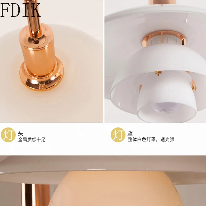 Подвесные светильники из скандинавского стекла современные светодиодные