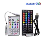RGB-контроллер для светодиодной ленты 5050 3528 RGB, музыкальный Bluetooth-контроллер для светодиодной ленты с 23 кнопками и 40 кнопками, ИК-пульт дистанционного управления, смарт-контроллер с приложением