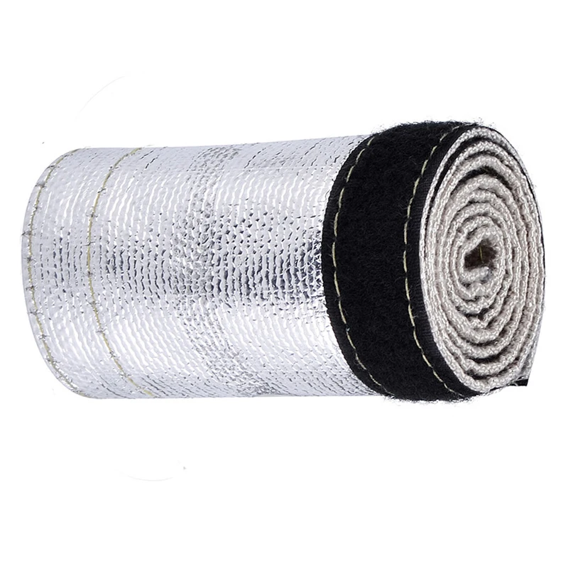 

Metallic Heat Shield Thermal Sleeve Insulated Wire Hose Protect Cover Wrap Loom Tube 20MM Car Accessories