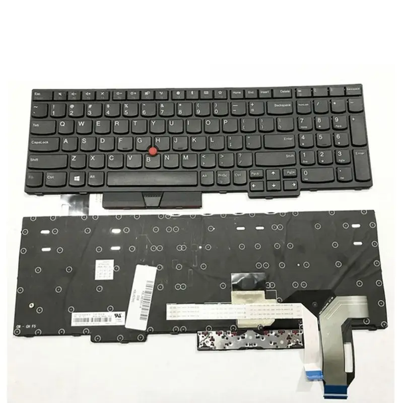 YALUZU новая английская американская клавиатура для ThinkPad E580 E585 E590 E595 L580 L590 T590 FRU 01YP560