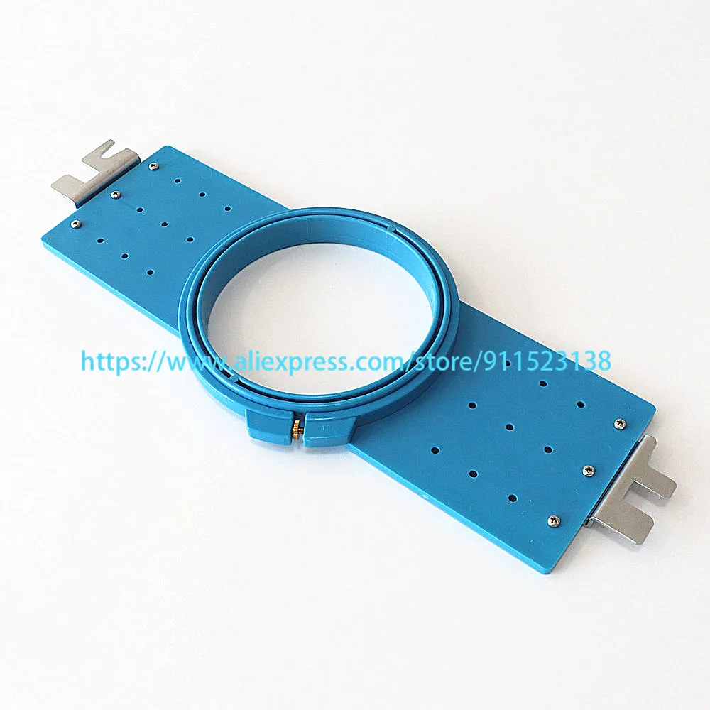 

Good Quality Barudan Tubular Embroidery Machine Spare Parts Tubular Blue Round Frame Hoop 120mm Total Length 380mm