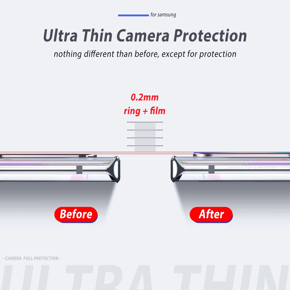 Metal Rear Camera Lens Protective Ring For Samsung Galaxy Note 10 S10 Plus Pro Tempered Glass Film 10+ Screen Protector | Мобильные