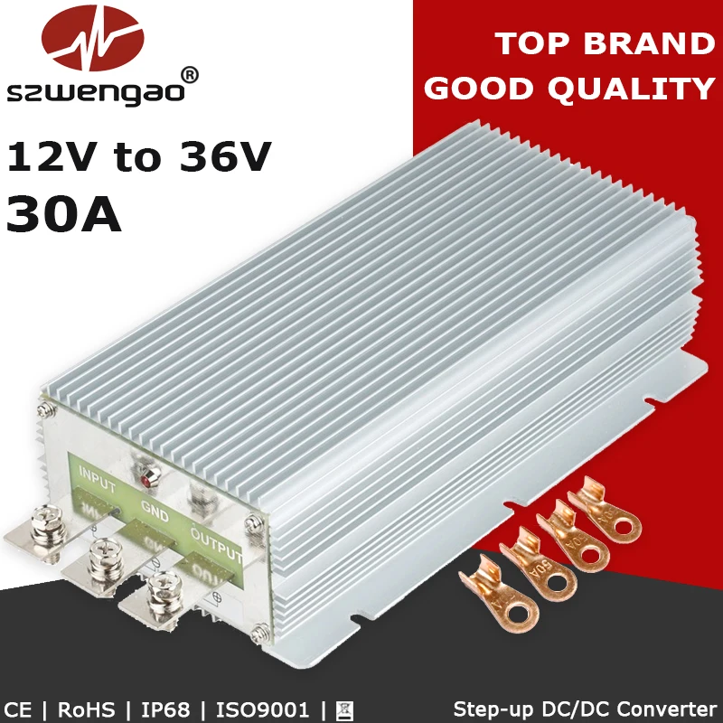 Szwengao напряжение постоянного тока стабилизатор 12V до 36V 30A Мощность