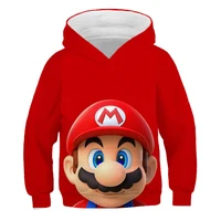 mario bros kids clothes hoodies 3d spring autumn sweatshirt anime clothes boy girl cosplay baby clothes childrens coat blouse