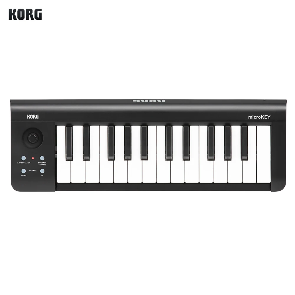 KORG microKEY-25 25-ключ компактный USB MIDI контроллер клавиатуры с питанием от для iPhone iPad Mac