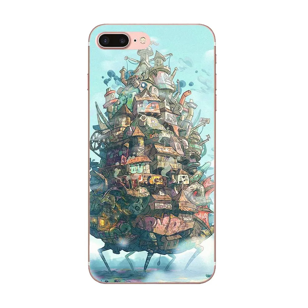 Мягкий мобильный чехол для Xiaomi CC9E Mi3 Mi4 Mi4i Mi5 Mi 5S 6 6X 8 9 SE Play Plus Pro Lite A1 Mix 2 Note 3 с принтом "Ходячий замок".