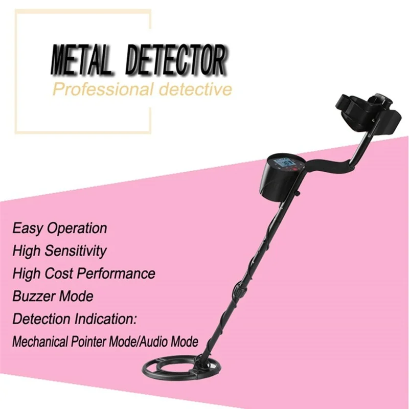 

Высокочувствительный металлоискатель с ЖК-дисплеем, профессиональный Подземный металлоискатель для поиска золота