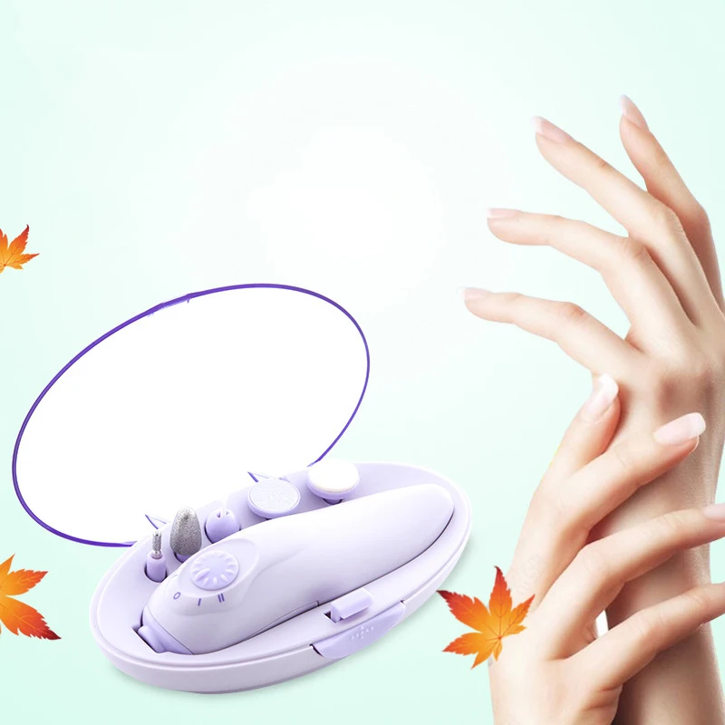 5 в 1 Электрический профессиональный шлифовальный прибор для ногтей педикюр