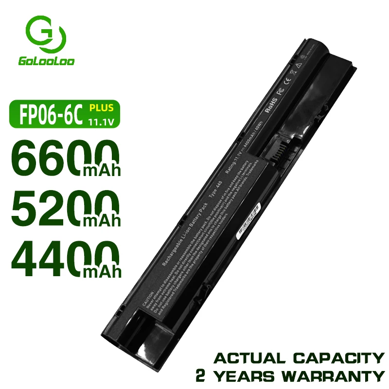Golooloo Батарея для hp COMPAQ ProBook 440 445 450 470 455 G0 G1 G2 серии 707617 421 708457 001 708458 аккумулятор