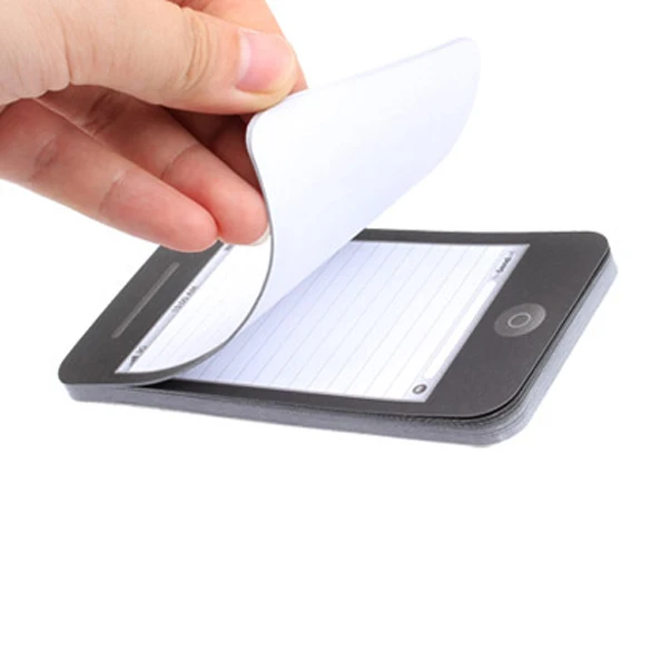 

Sticky Notes Mobile Phone Shape Memo Pad Notepad School Stationery Supplies Gifts AS99
