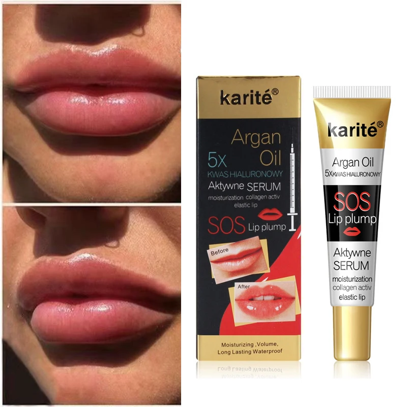 

1 Pc Instant Volumising Lips Plumper Repairing Reduce Lip Mask Long Lasting Moisturizer Care Lip Oil Sexy Plump Serum Lip Makeup