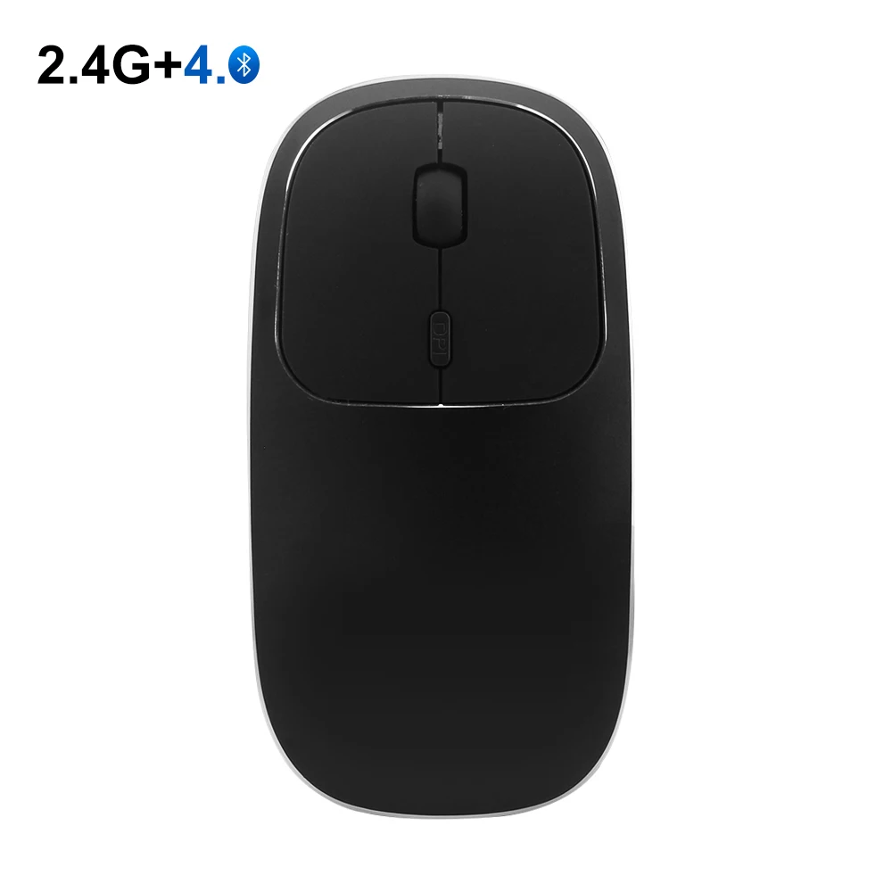 

CHYI Office PC Mouse Bluetooth Mouse USB 2.4Ghz Wireless Gaming Mause Ultra-thin Ergonomic Silent Mice Rechargeable For Laptop
