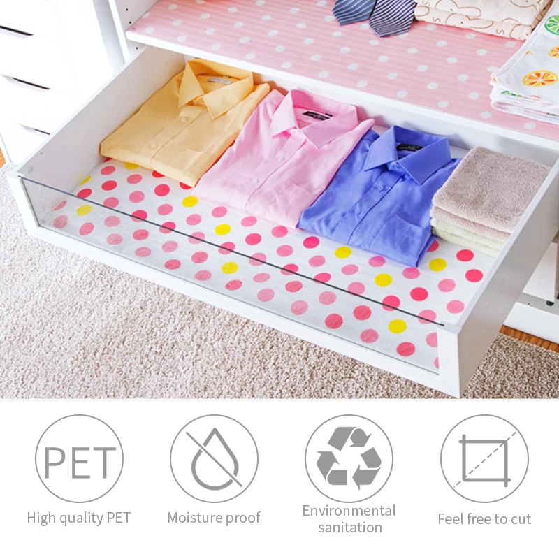 5M Reusable Drawer Mat Contact Paper Cabinet Liner Moisture-proof Waterproof Dust Proof Non-Slip Kitchen Table Shelf Liner Pad