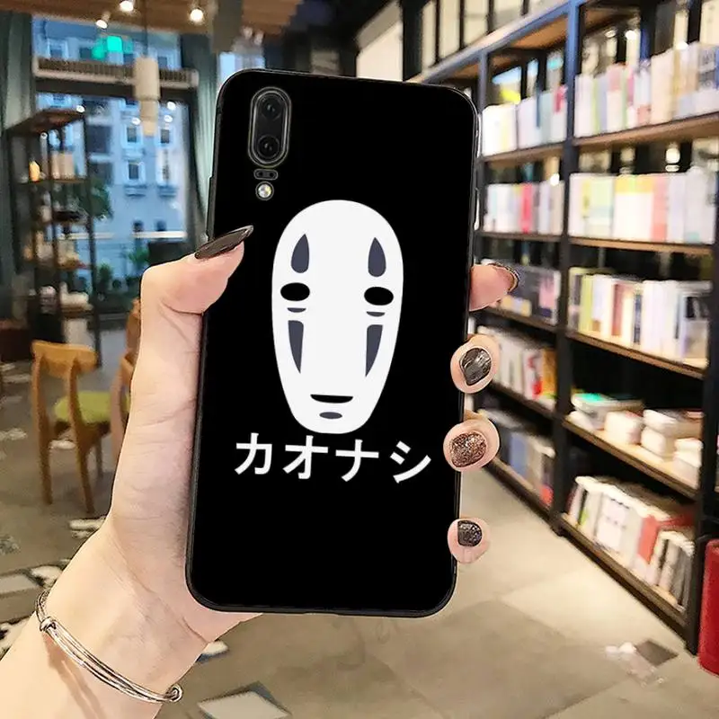 

Studio Ghibli Spirited Away Faceless man Phone Case For Huawei honor Mate P 10 20 30 40 Pro 10i 9 10 20 8 x Lite