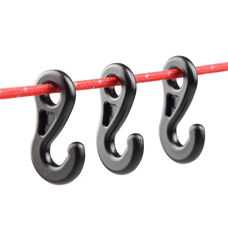 10 шт. Наружная палатка для кемпинга полюсный крюк пластиковый Караван Тент