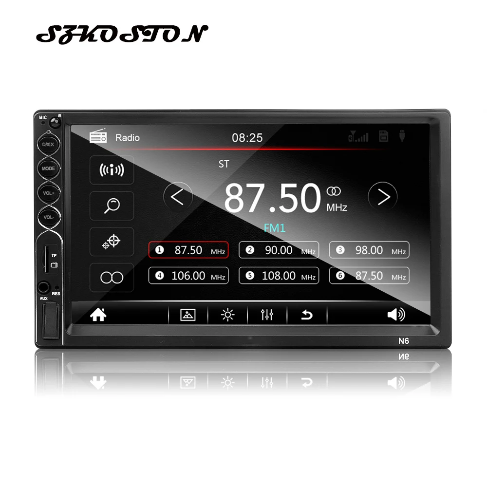 Автомобиль Радио Bluetooth стерео аудио 7 дюймов HD сенсорный экран Экран