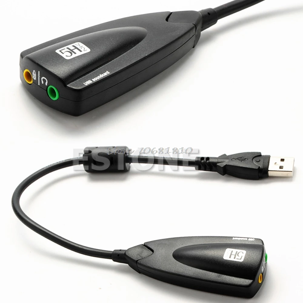 Для SteelSeries Siberia 5H для V2 USB 7 1 Звуковая карта 5hv2 объемный звук Новинка|Звуковые