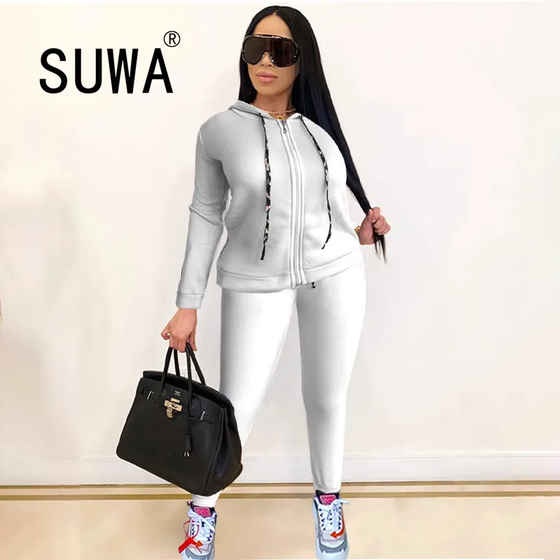 

Женский зимний спортивный костюм с длинным рукавом, свитшот с капюшоном и леопардовым принтом