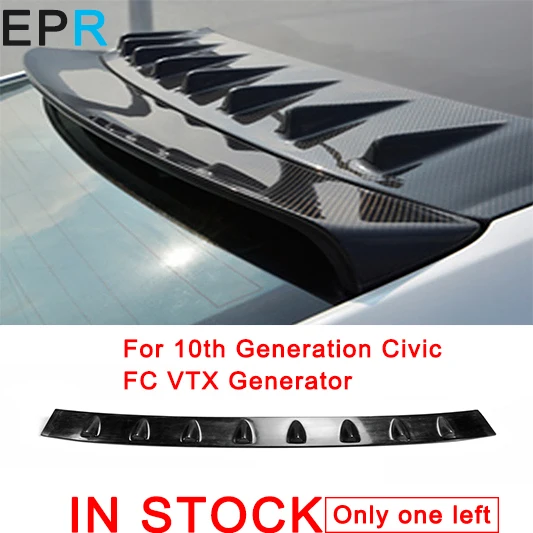 

Для 10 поколения Civic FC углеродное волокно VTX генератор для Honda глянцевые волоконные аксессуары для крыши