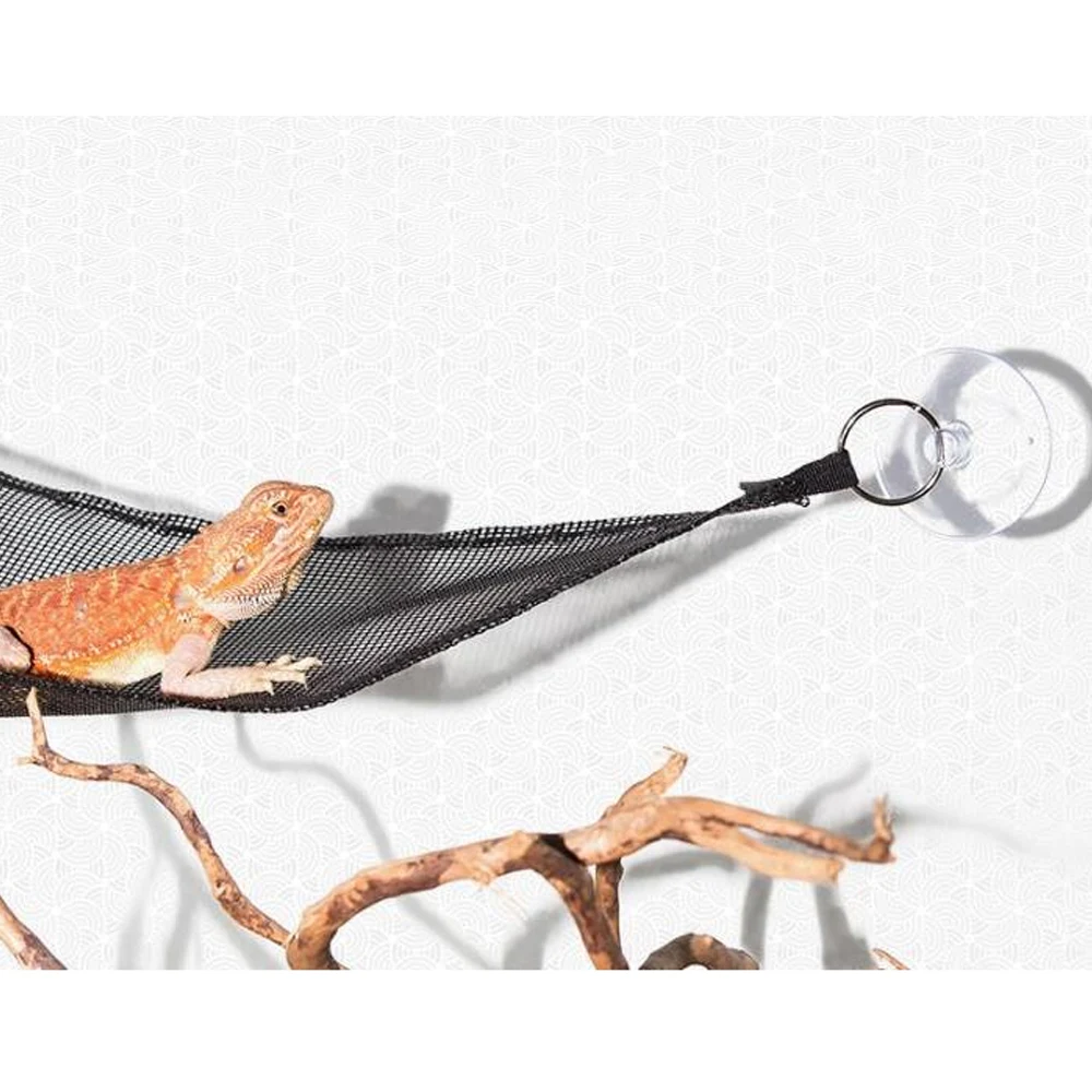 2 Pcs/Set Swing Pet Hammock With Suction Cup Reptile Snake Lizard Sleeping Bed Climb Play Toys Products For Small | Дом и сад
