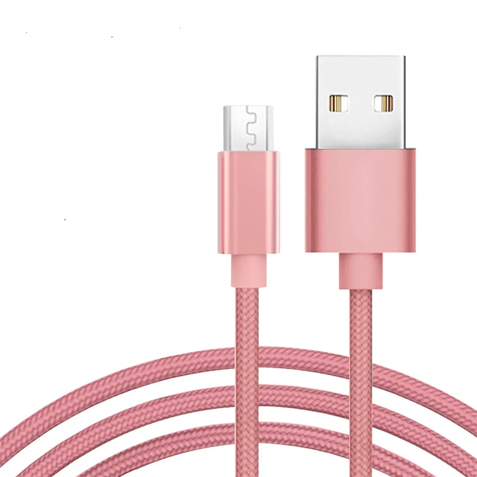 ET 2.4A Micro USB кабель нейлон Быстрая зарядка USB кабель для передачи данных для Xiaomi Redmi Note 5 планшет Android мобильный телефон usb зарядный шнур