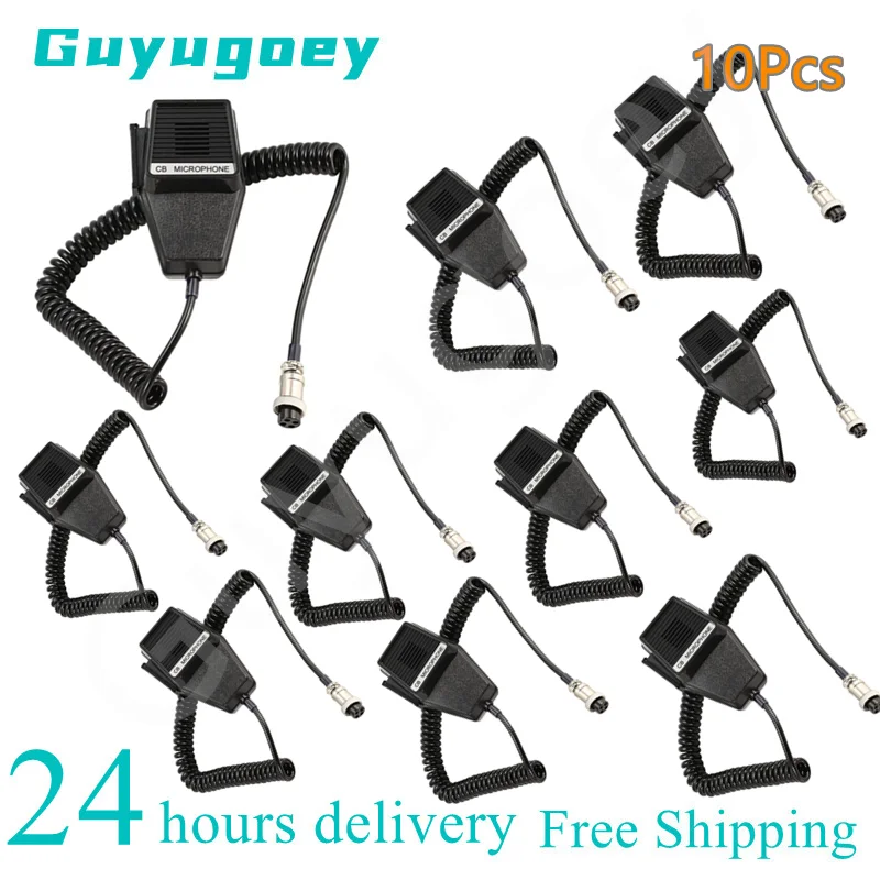 

CM4 CB Radio Walkie-talkie Speaker Microphone for Cobra Auto Walkie Talkie Cobra Microphone 4-Pin Mic Microphone