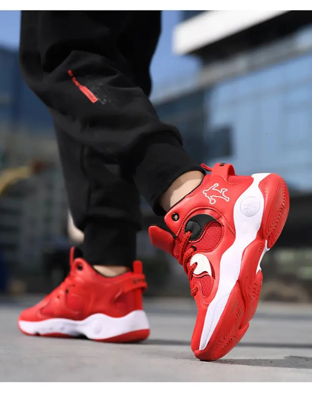 

Outdoor Basketball Shoes High Top Basketball Shoes Popular Children's Basketball Shoes in Spring And Summer