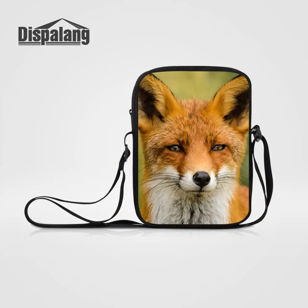 

Dispalang Mini Messenger Bag For Men Cool Wolf Animal Print Small Crossbody Bags Toddler Shoulder Bags For School Drop Shipping