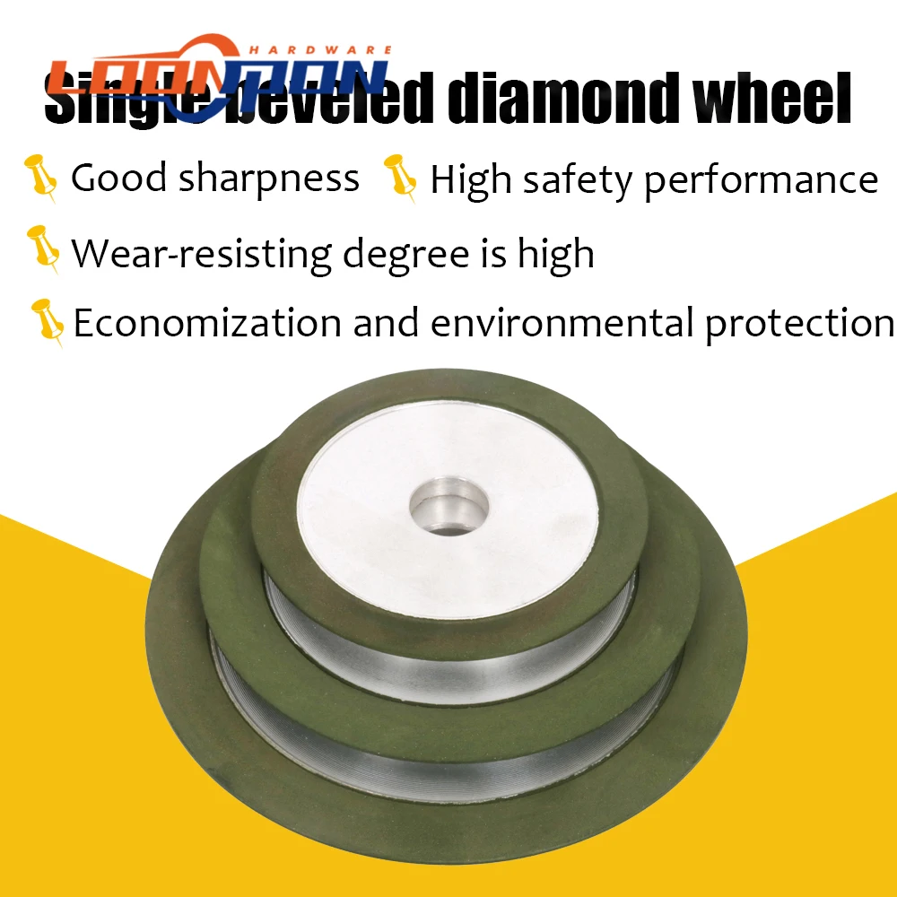 

125x22.2x8mm 150Grit Diamond Grinding Wheel Grinding Circle for Tungsten Steel Milling Cutter Tool Sharpener Grinder
