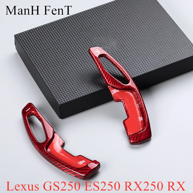 

Весло переключения передач для нового автомобильного рулевого колеса Lexus GS250 ES250 RX250 RX из углеродного волокна