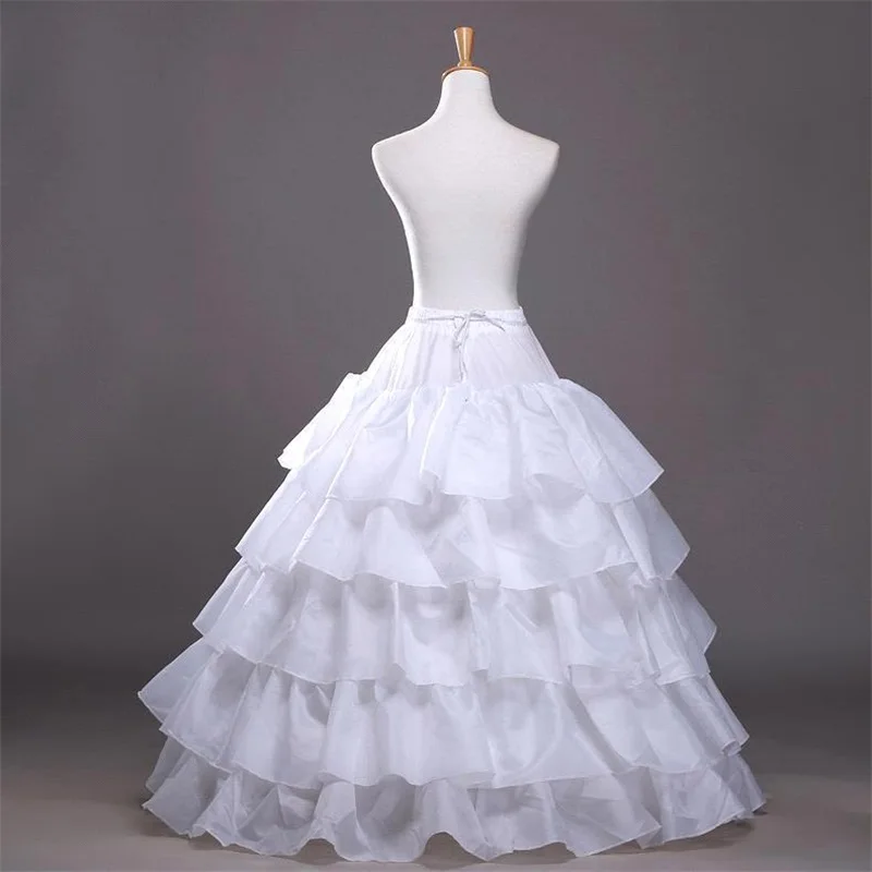 NUOXIFANG Свадебная Нижняя юбка белое нижнее белье Falda Brautpetticoat длинное кринолиновое