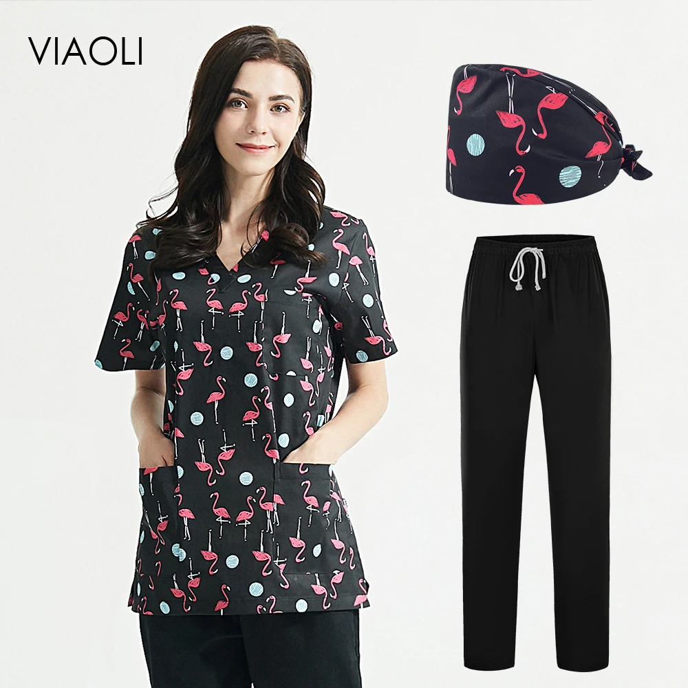 Мягкая униформа из чистого хлопка против морщин высококачественный матовый топ