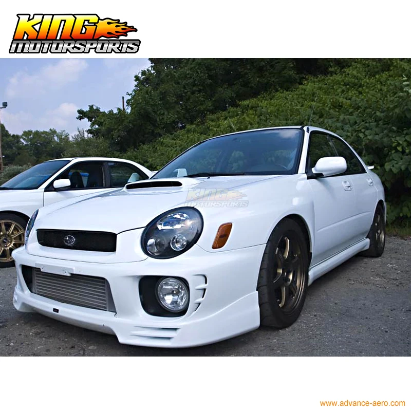 Передний бампер для Subaru Impera WRX STI V2 черный подходит 02 03 V2|front bumper lip|bumper lipfront |