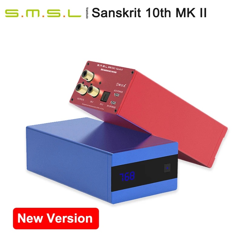 SMSL SK10 Mark II 2 й мини аудио High end DAC декодер AK4493 PCM 32 бит/384 кГц DSD256 OTG пульт