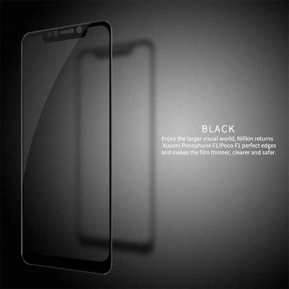 NILLKIN полное покрытие CP+ PRO 9H Закаленное стекло протектор экрана Arc Edge для Xiao mi Pocophone F1/Poco F1 mi X 3 Max 3 телефонов