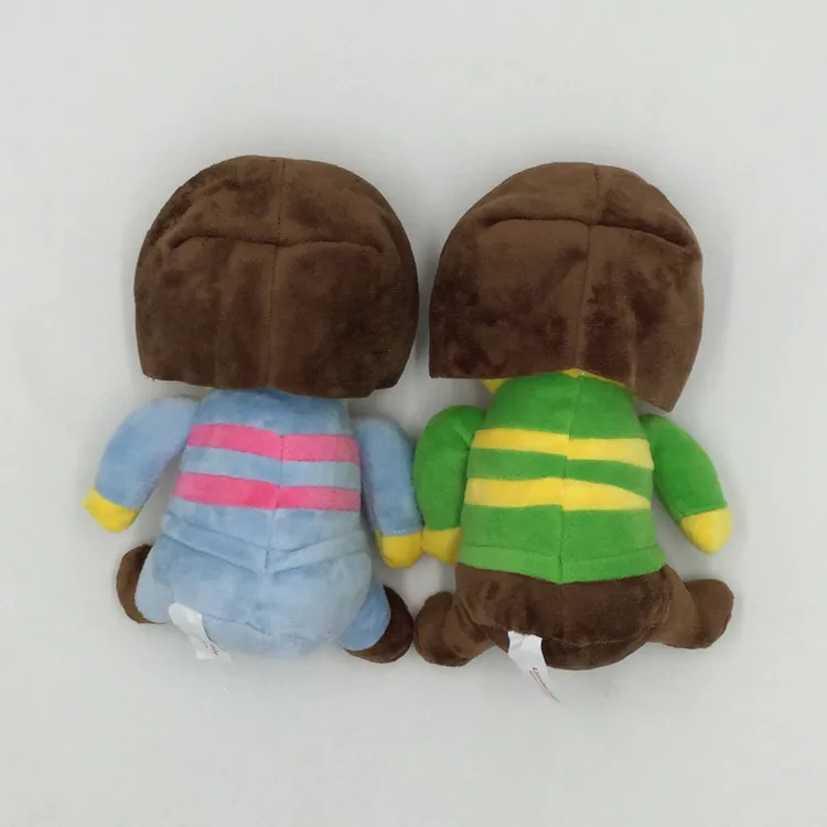 Плюшевые игрушки Undertale 20 см милые мягкие куклы Chara & Frisk для детей подарок на день