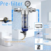 1 to 12 pre filter central whole house large flow water purifier descaling tap water household water purifier