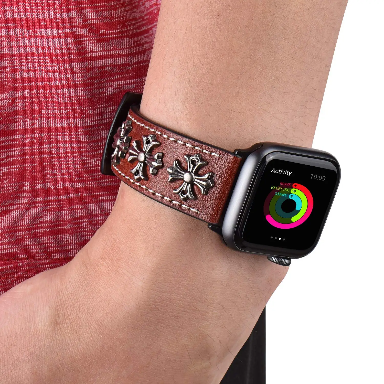 Браслеты-манжеты для Apple Watch 38 мм 42 мм 40 мм 44 мм Iwatch серии 5 4 3 2 1, кожаный браслет для мужчин и женщин