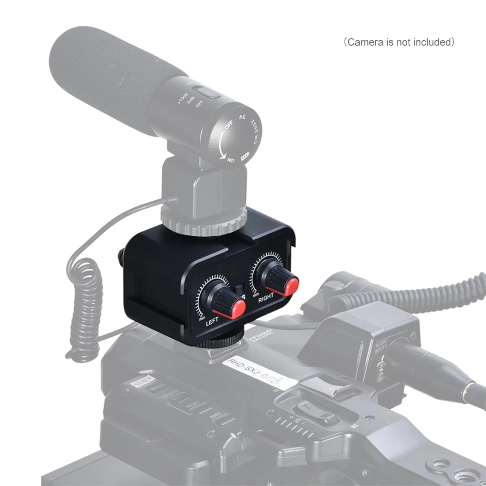 XTUGA Универсальный микрофонный аудио адаптер миксер двухканальный с 3 5 мм стерео и