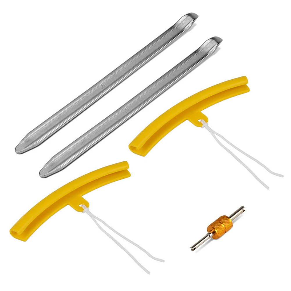 

Motorcycle Tire Iron Changer Lever Tool Wheel Rim Protector Valve Tool 12" 7.5"