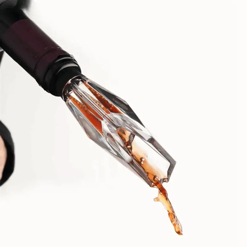 

Wine Decanter Red Wine Aerating Pourer Spout Decanter Wine Aerator Quick Aerating Pouring Tool Pump Portable Filter