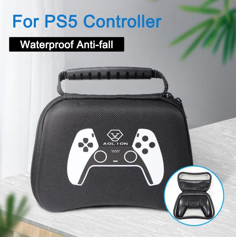 

Для PS5 Водонепроницаемая коробка EVA Жесткая Сумка Для Хранения Чехол для контроллера PS4 аксессуары ударопрочный защитный чехол s