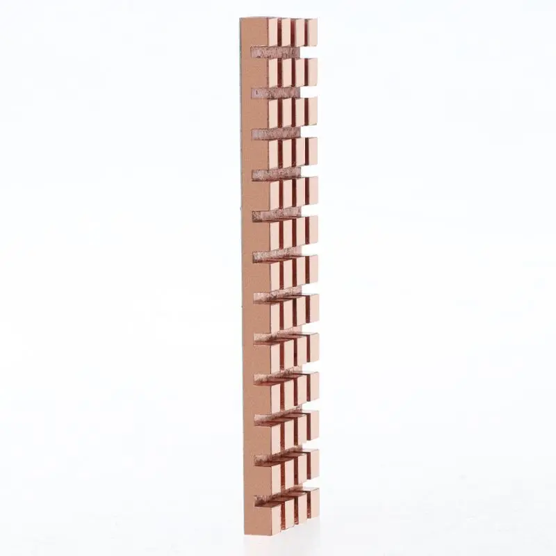 Теплоотводящий радиатор из чистой меди теплопроводящий клей для M.2 NGFF 2280 PCI E NVME SSD