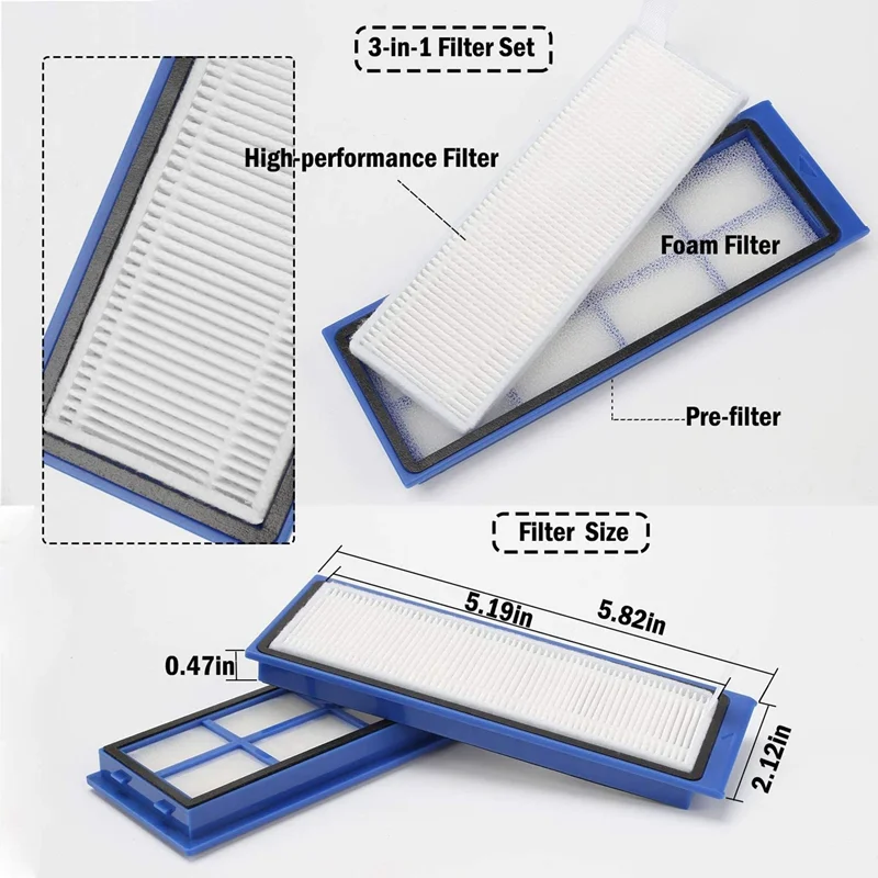 Топ!-для робота-пылесоса Eufy L70 основная щетка боковая фильтр ткань для мытья
