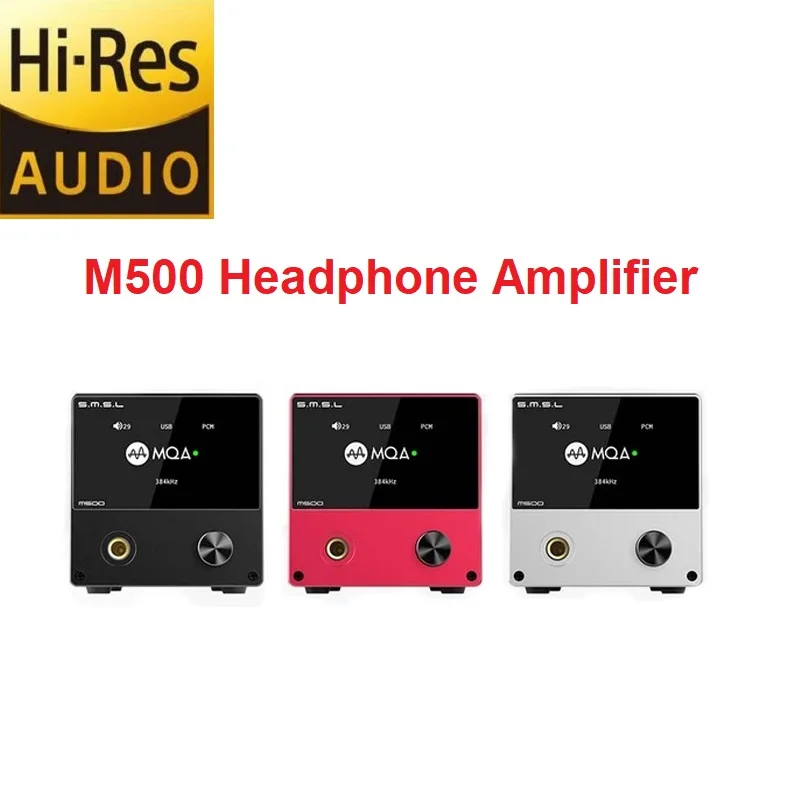 Усилитель для наушников SMSL M500 MQA ES9038PRO ES9311 плеер с ЦАП XMOS XU216 32bit 768kHz DSD512 Hi-Res |