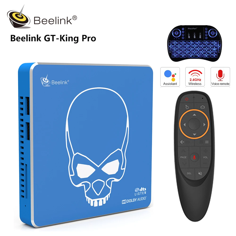 Beelink GT King Pro Android 9 0 Amlogic S922X H 4 Гб 64 hi fi звук 4K ТВ коробка с Dolby аудио голосовой пульт